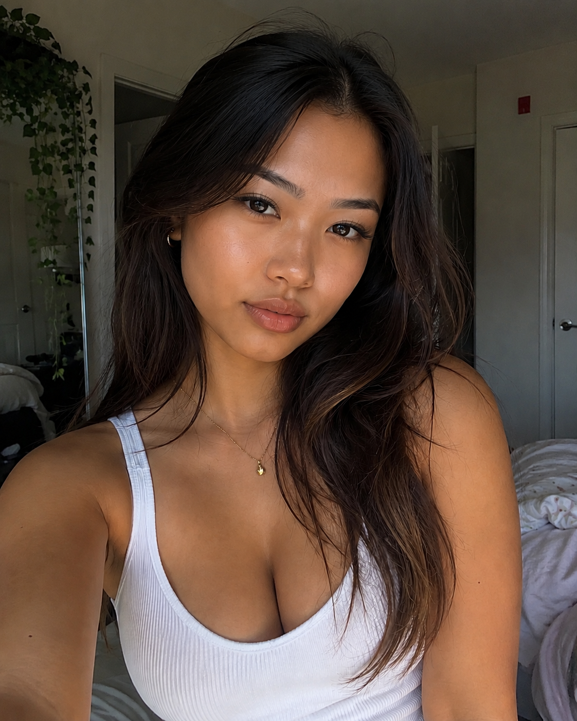 AI-generated influencer portrait